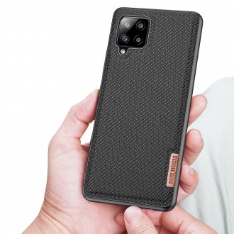 Dux Ducis Fino case covered with nylon material for Samsung Galaxy A42 5G black