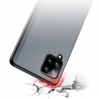 Dux Ducis Fino case covered with nylon material for Samsung Galaxy A42 5G gray