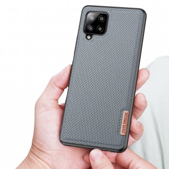 Dux Ducis Fino case covered with nylon material for Samsung Galaxy A42 5G gray