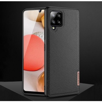 Dux Ducis Fino case covered with nylon material for Samsung Galaxy A42 5G gray