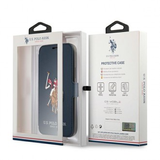 US Polo USFLBKP12LPUGFLNV iPhone 12 Pro Max 6,7" granatowy/navy book Polo Embroidery Collection