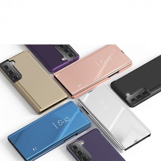 Clear View Case cover for Samsung Galaxy S21 5G blue