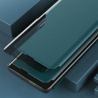 Eco Leather View Case elegant bookcase type case with kickstand for Samsung Galaxy S21+ 5G (S21 Plus 5G) black