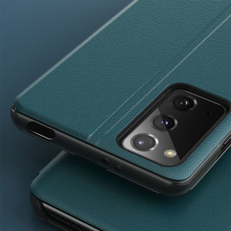 Eco Leather View Case elegant bookcase type case with kickstand for Xiaomi Poco M3 / Xiaomi Redmi 9T black