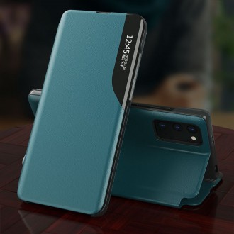 Eco Leather View Case elegant bookcase type case with kickstand for Xiaomi Poco M3 / Xiaomi Redmi 9T black