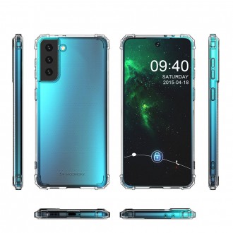 Wozinsky Anti Shock durable case with Military Grade Protection for Samsung Galaxy S21+ 5G (S21 Plus 5G) transparent
