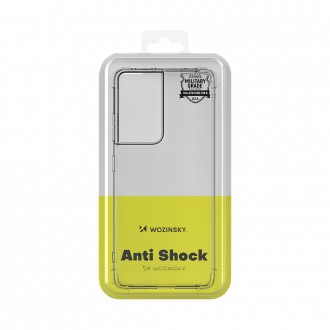 Wozinsky Anti Shock durable case with Military Grade Protection for Samsung Galaxy S21 Ultra 5G transparent