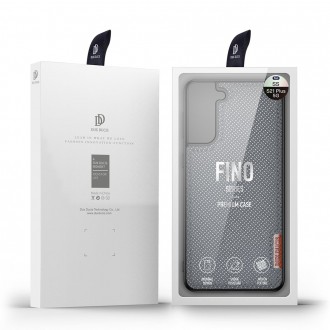 Dux Ducis Fino case covered with nylon material for Samsung Galaxy S21+ 5G (S21 Plus 5G) gray