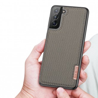 Dux Ducis Fino case covered with nylon material for Samsung Galaxy S21+ 5G (S21 Plus 5G) green