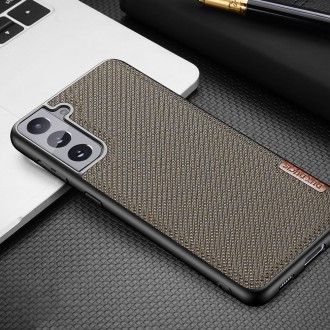 Dux Ducis Fino case covered with nylon material for Samsung Galaxy S21+ 5G (S21 Plus 5G) green