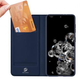 DUX DUCIS Skin Pro Bookcase type case for Samsung Galaxy S21 5G blue