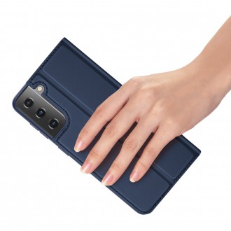 DUX DUCIS Skin Pro Bookcase type case for Samsung Galaxy S21 5G blue