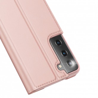 DUX DUCIS Skin Pro Bookcase type case for Samsung Galaxy S21+ 5G (S21 Plus 5G) pink