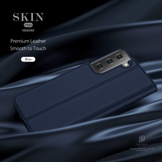 DUX DUCIS Skin Pro Bookcase type case for Samsung Galaxy S21 Ultra 5G blue