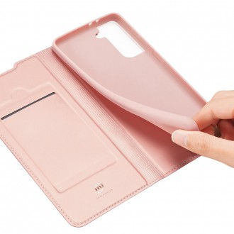 DUX DUCIS Skin Pro Bookcase type case for Samsung Galaxy S21 Ultra 5G pink