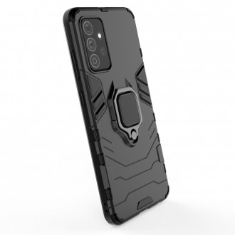 Ring Armor Case Kickstand Tough Rugged Cover for Samsung Galaxy A72 4G black