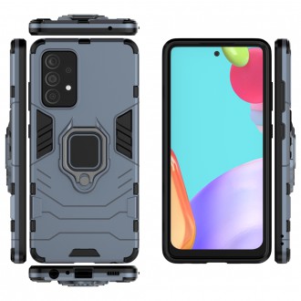 Ring Armor Case Kickstand Tough Rugged Cover for Samsung Galaxy A52s 5G / A52 5G / A52 4G blue