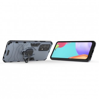Ring Armor Case Kickstand Tough Rugged Cover for Samsung Galaxy A52s 5G / A52 5G / A52 4G blue