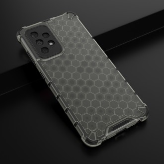 Honeycomb Case armor cover with TPU Bumper for Samsung Galaxy A52s 5G / A52 5G / A52 4G black