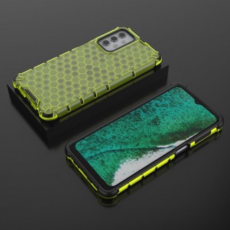 Honeycomb Case armor cover with TPU Bumper for Samsung Galaxy A32 5G green