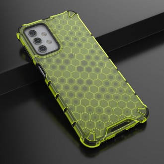 Honeycomb Case armor cover with TPU Bumper for Samsung Galaxy A32 5G green