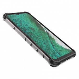 Honeycomb Case armor cover with TPU Bumper for Samsung Galaxy A32 5G green