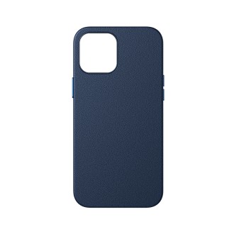 Baseus Magnetic Leather Case Soft PU leather Cover for iPhone 12 Pro Max blue (MagSafe compatible)