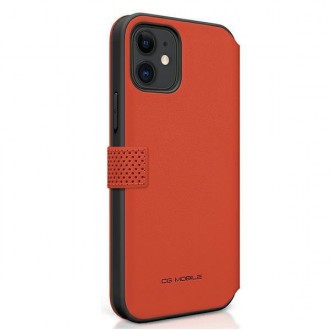 Ferrari FESPEFLBKP12SRE iPhone 12 mini 5,4&quot; červená/červená kniha On Track Perforated