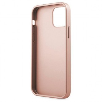 Pevné pouzdro Guess GUHCP12LIGLRG iPhone 12 Pro Max 6,7&quot; růžové zlato/růžové zlato Iridescent