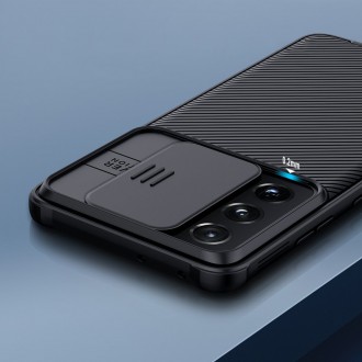 Ochranné pouzdro Nillkin CamShield Pro Case Hard Armor Cover pro fotoaparát Samsung Galaxy S21 Ultra 5G Black