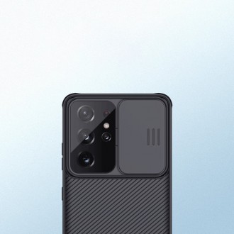Ochranné pouzdro Nillkin CamShield Pro Case Hard Armor Cover pro fotoaparát Samsung Galaxy S21 Ultra 5G Black
