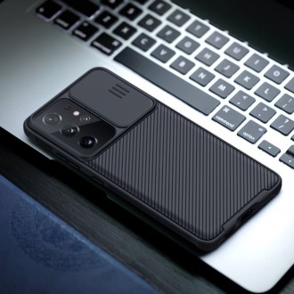 Ochranné pouzdro Nillkin CamShield Pro Case Hard Armor Cover pro fotoaparát Samsung Galaxy S21 Ultra 5G Black
