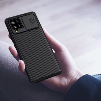Nillkin CamShield Pro Case Durable Cover with camera protection shield for Samsung Galaxy A42 5G black