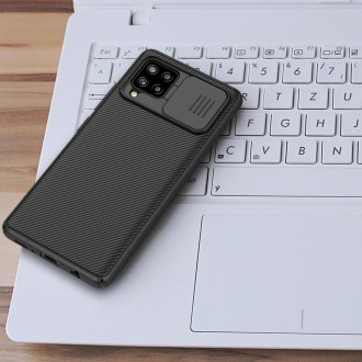 Nillkin CamShield Pro Case Durable Cover with camera protection shield for Samsung Galaxy A42 5G black
