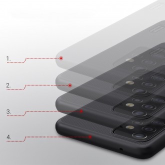 Nillkin Super Frosted Shield Rugged Case Cover + Stand Samsung Galaxy A52s 5G / A52 5G / A52 4G černá