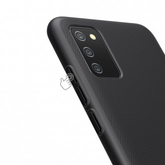 Nillkin Super Frosted Shield Case + kickstand for Samsung Galaxy A02s EU black