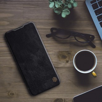 Nillkin Qin original leather case cover for Samsung Galaxy A42 5G black