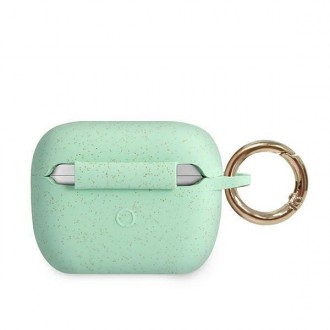 Guess GUACAPSILGLGN kryt AirPods Pro zelený/zelený silikonový třpyt