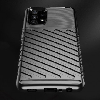 Thunder Case Flexible Tough Rugged Cover TPU Case for Samsung Galaxy A72 4G black
