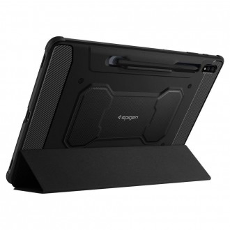 Spigen RUGGED ARMOR &quot;PRO&quot; GALAXY TAB S7+ / S8+ PLUS 12.4 ČERNÁ