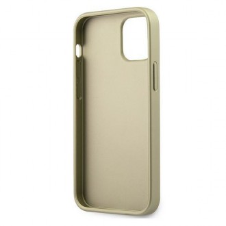 Guess GUHCP12SIGLGO iPhone 12 mini 5,4&quot; zlatý/zlatý pevný obal Iridescent