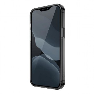 UNIQ etui Clarion iPhone 12 Pro Max 6,7" czarny/vapour smoke Antimicrobial