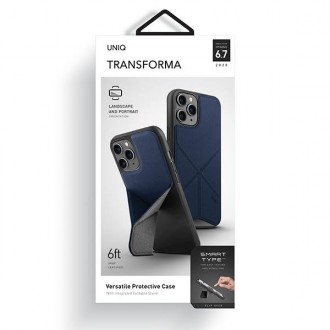 UNIQ etui Transforma iPhone 12 Pro Max 6,5" niebieski/electric blue