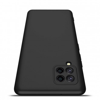 GKK 360 Protection Case Front and Back Case Full Body Cover Samsung Galaxy A42 5G black