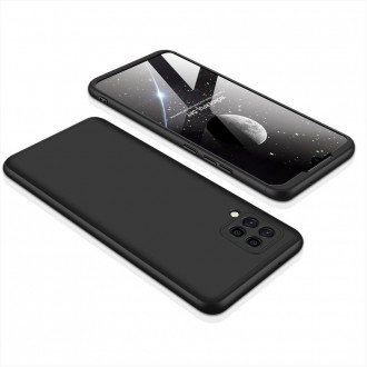 GKK 360 Protection Case Front and Back Case Full Body Cover Samsung Galaxy A42 5G black