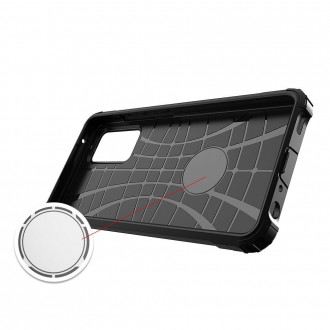 Hybrid Armor Case Tough Rugged Cover for Samsung Galaxy A52s 5G / A52 5G / A52 4G black