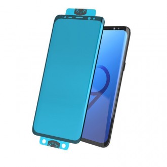 3D Edge Nano Flexi Glass Hybrid Full Screen Protector with frame for Samsung Galaxy S21 Ultra 5G transparent