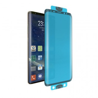 3D Edge Nano Flexi Glass Hybrid Full Screen Protector with frame for Samsung Galaxy S21 Ultra 5G transparent