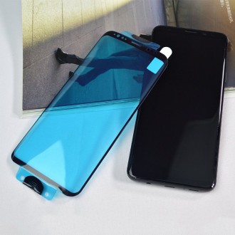 3D Edge Nano Flexi Glass Hybrid Full Screen Protector with frame for Samsung Galaxy S21 Ultra 5G transparent