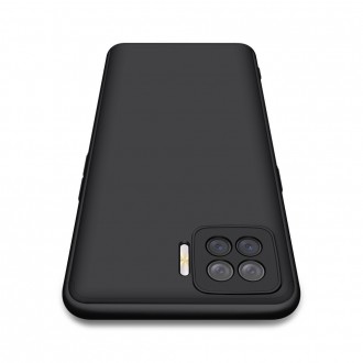 GKK 360 Protection Case Front and Back Case Full Body Cover Oppo A73 black